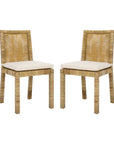 Tojo Cane Dining Chair Set