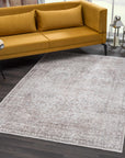 Cream Holi Washable Area Rug