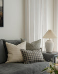 Hunter Gingham Pillow Cover