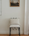 Florence Gingham Ruffle Pillow Cover