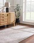 Cream Holi Washable Area Rug