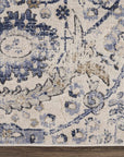 Georgiana Beige & Blue Area Rug