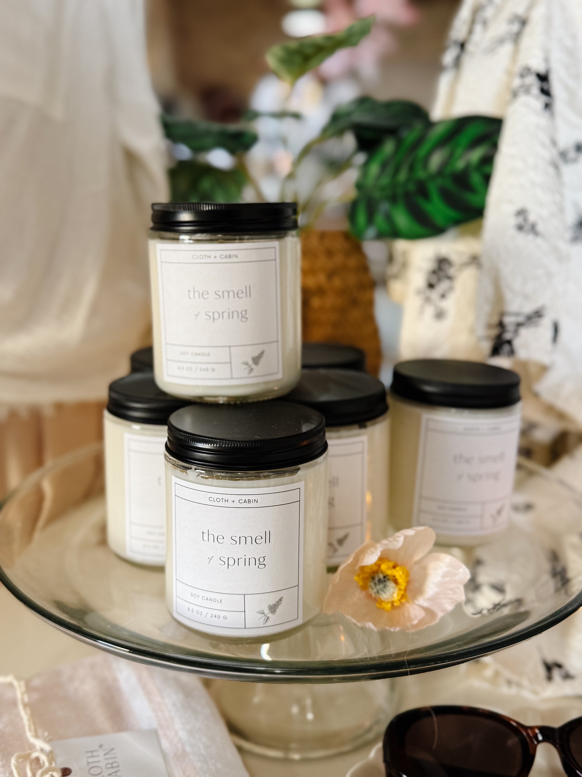 C+C Smell of Spring Soy Candle