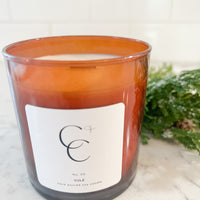 Amber Soy Woodwick Candle / Yule