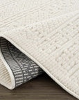 Bahar Cream Washable Area Rug