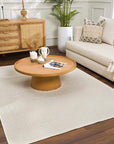 Bahar Cream Washable Area Rug