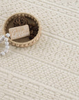 Bahar Cream Washable Area Rug