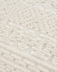 Bahar Cream Washable Area Rug