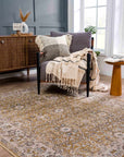 Anana Gold + Beige Area Rug