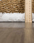 Atira Gray Checkered Area Rug