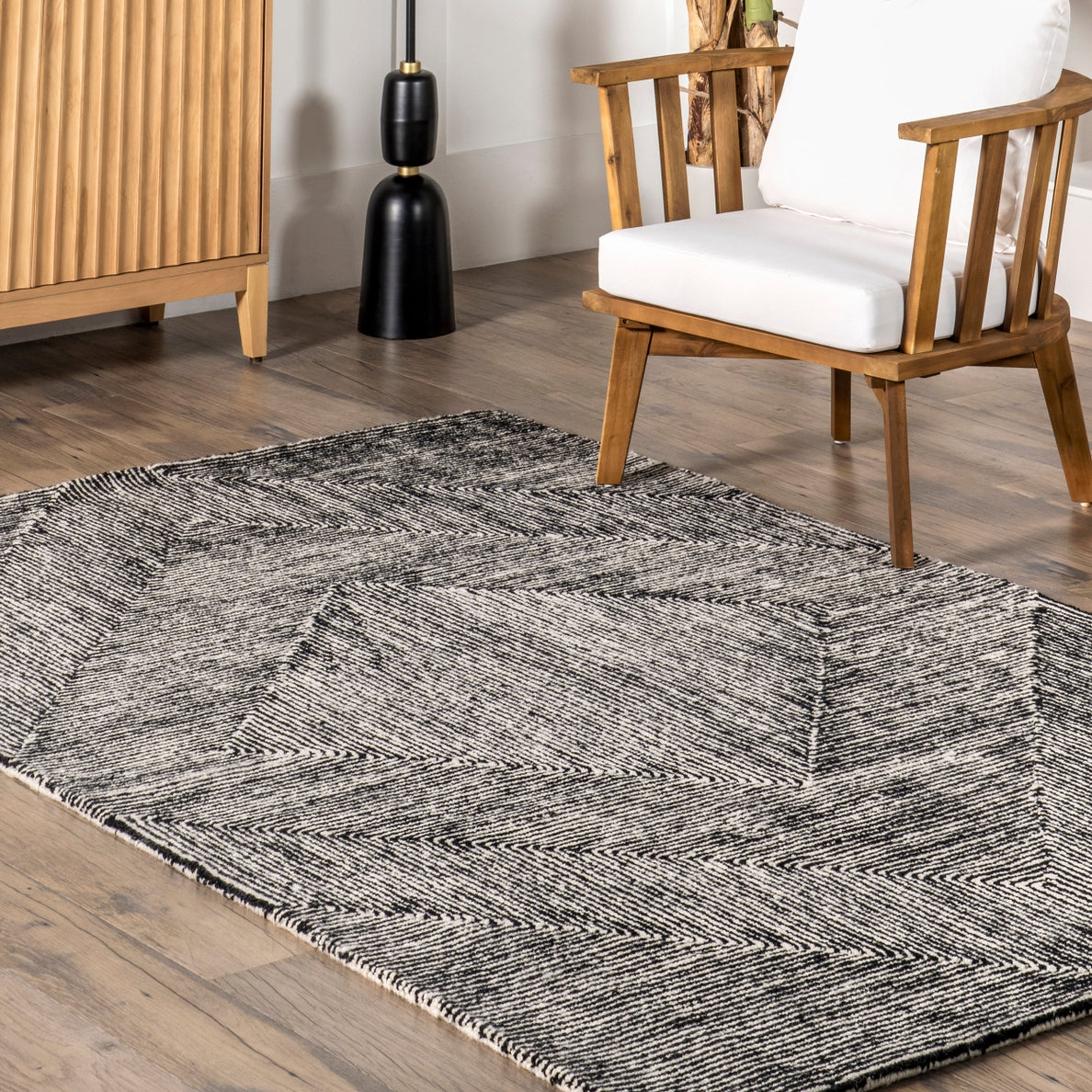Heidi Modern Hand Tufted Wool Area Rug
