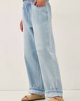 Ashly Wide Leg Denim Pants