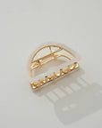 Rosalie Core Classic Half Moon Metal Claw Clip - Cloth + Cabin