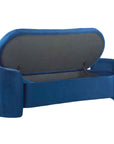 Nebula Upholstered Performance Velvet Bench