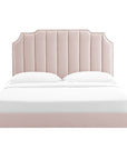 Colette Full Performance Velvet Platform Bed