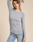 Madeleine Ribbed Long Sleeve Top