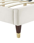 Sofia Channel Tufted Performance Velvet Full Platform Bed
