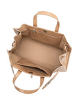 Sutton Tan Recycled Vegan Leather Tote Bag