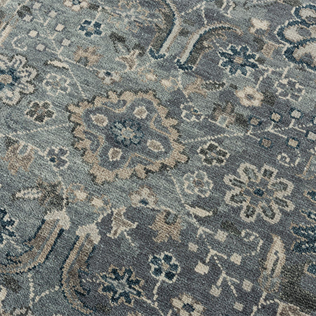 Ashton Grey Floral Rug