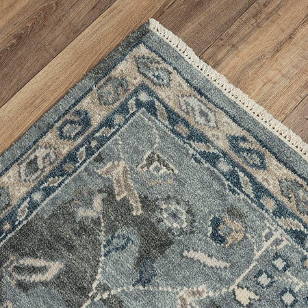 Ashton Grey Floral Rug