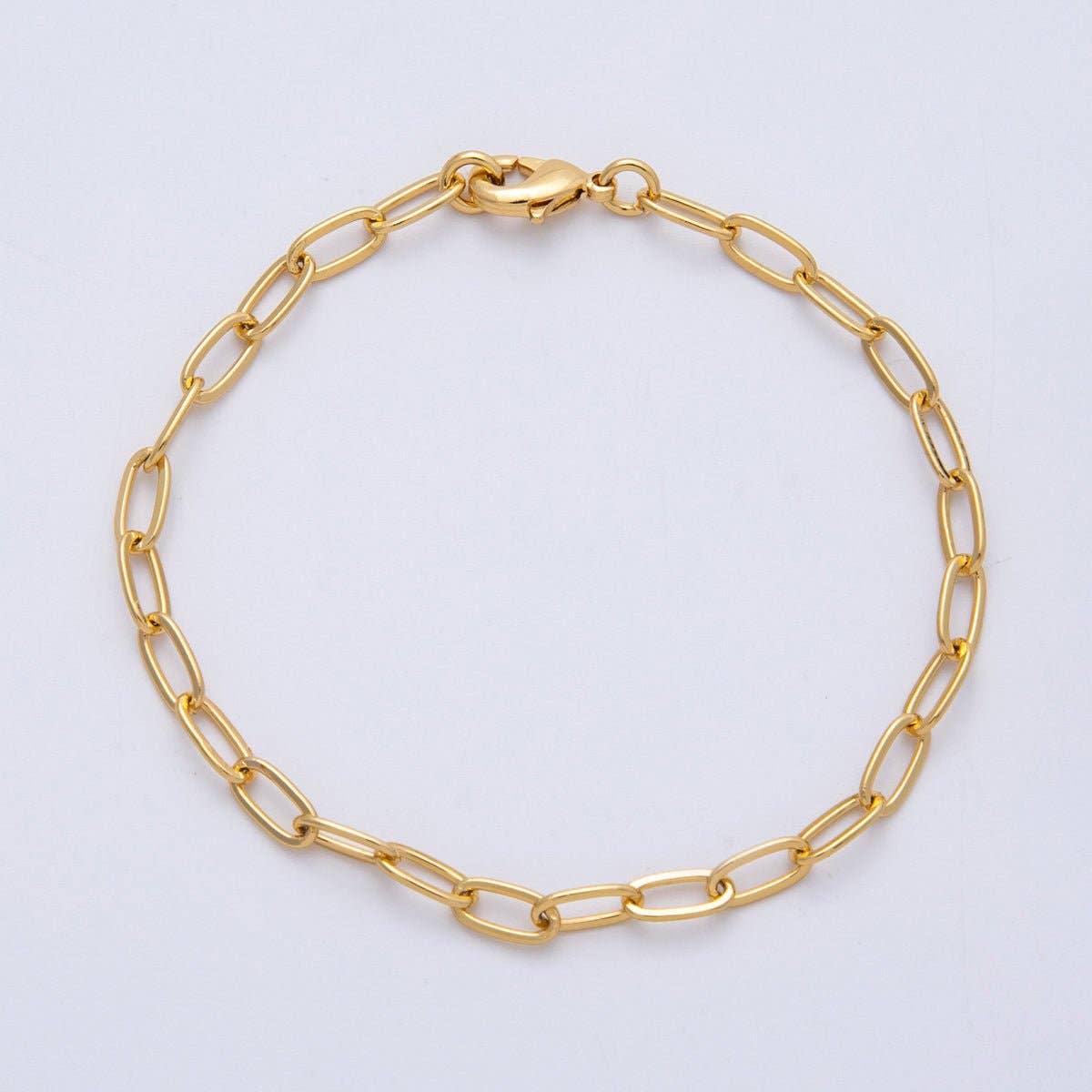 Minimalist Paperclip Chain Bracelet