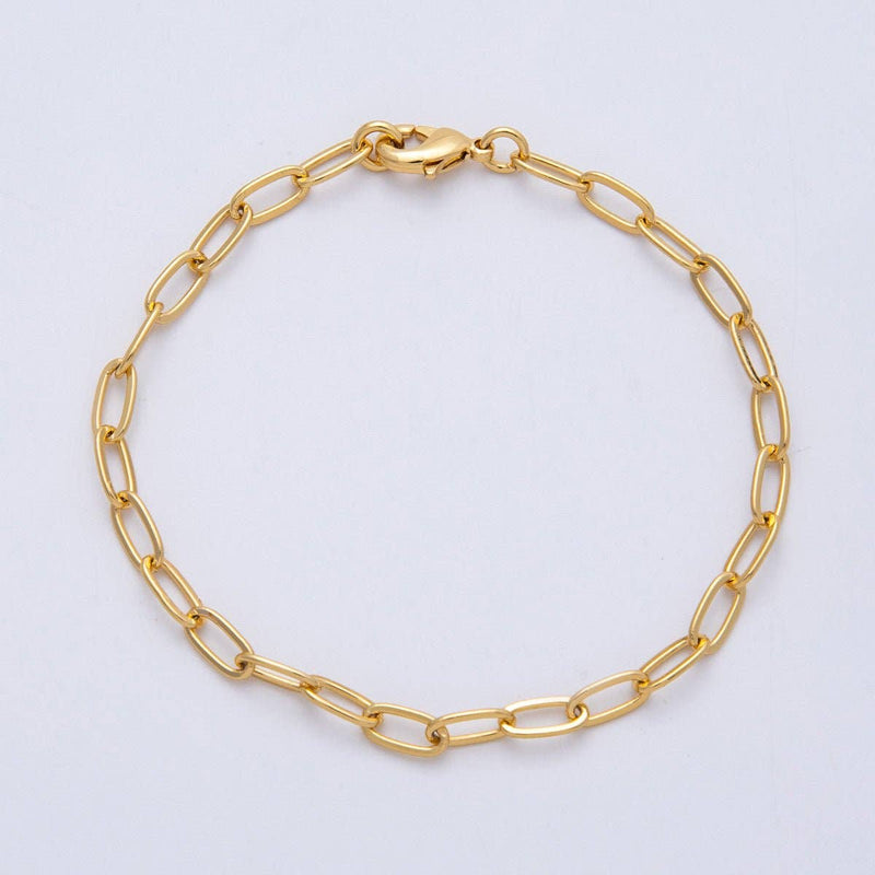 Minimalist Paperclip Chain Bracelet
