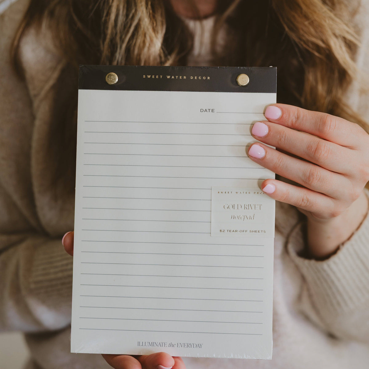 Gold Rivet Basic Notepad - Cloth + Cabin