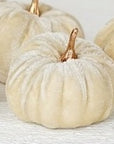 Mini Velvet Pumpkins