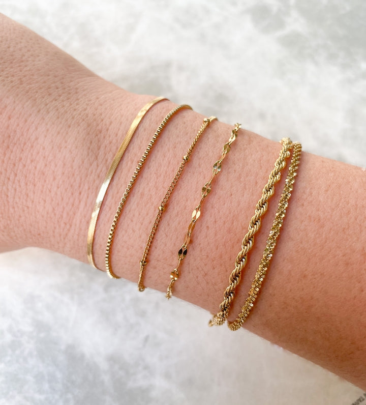 Dainty Gold Bracelets