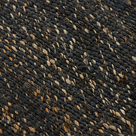 Bengal Black Dhurrie Rug