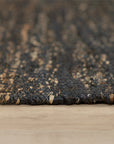 Bengal Black Dhurrie Rug