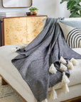 Kapri Throw Blanket / Black