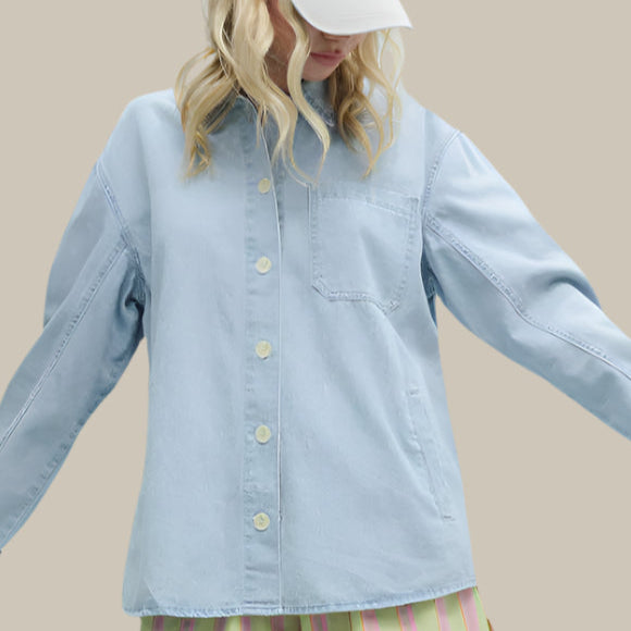 Mason Light Denim Shacket