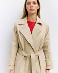 Diane Brushed Twill Trench Coat