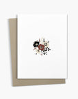 Simple Flower Bouquet Greeting Card