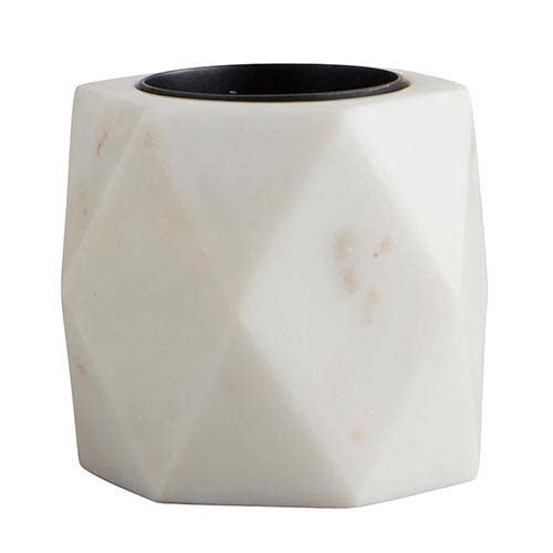 Hexa Pillar Candle Holder - Cloth + Cabin