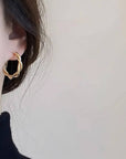 Spiral Hoop Earrings