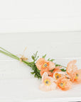 16in Wrinkle Poppy Bush Peach