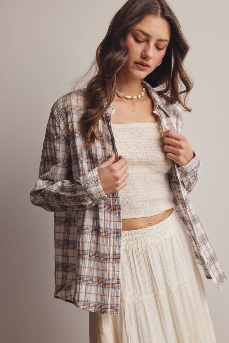 Krista Plaid Shirt