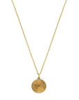 Gold Medallion Burst Pendant Necklace - Cloth + Cabin