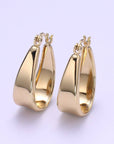 14k Gold Filled Chunky Hoop