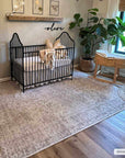 Cream Holi Washable Area Rug