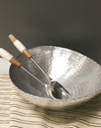 Marble & Wood Salad Servers
