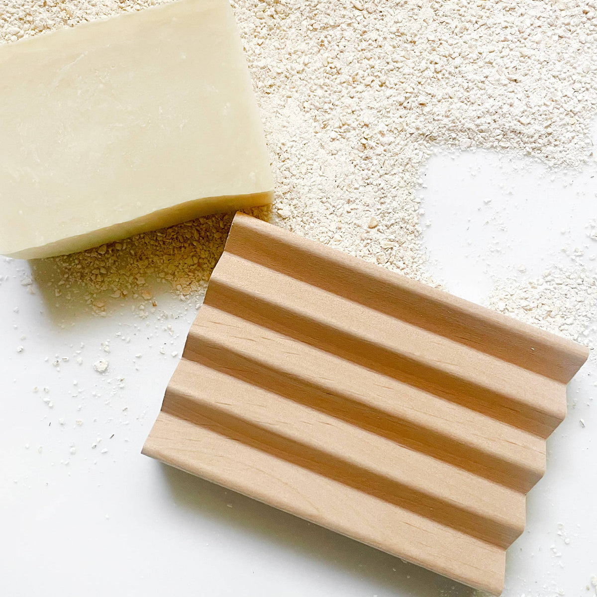 Red Alder Wood Soap Dish