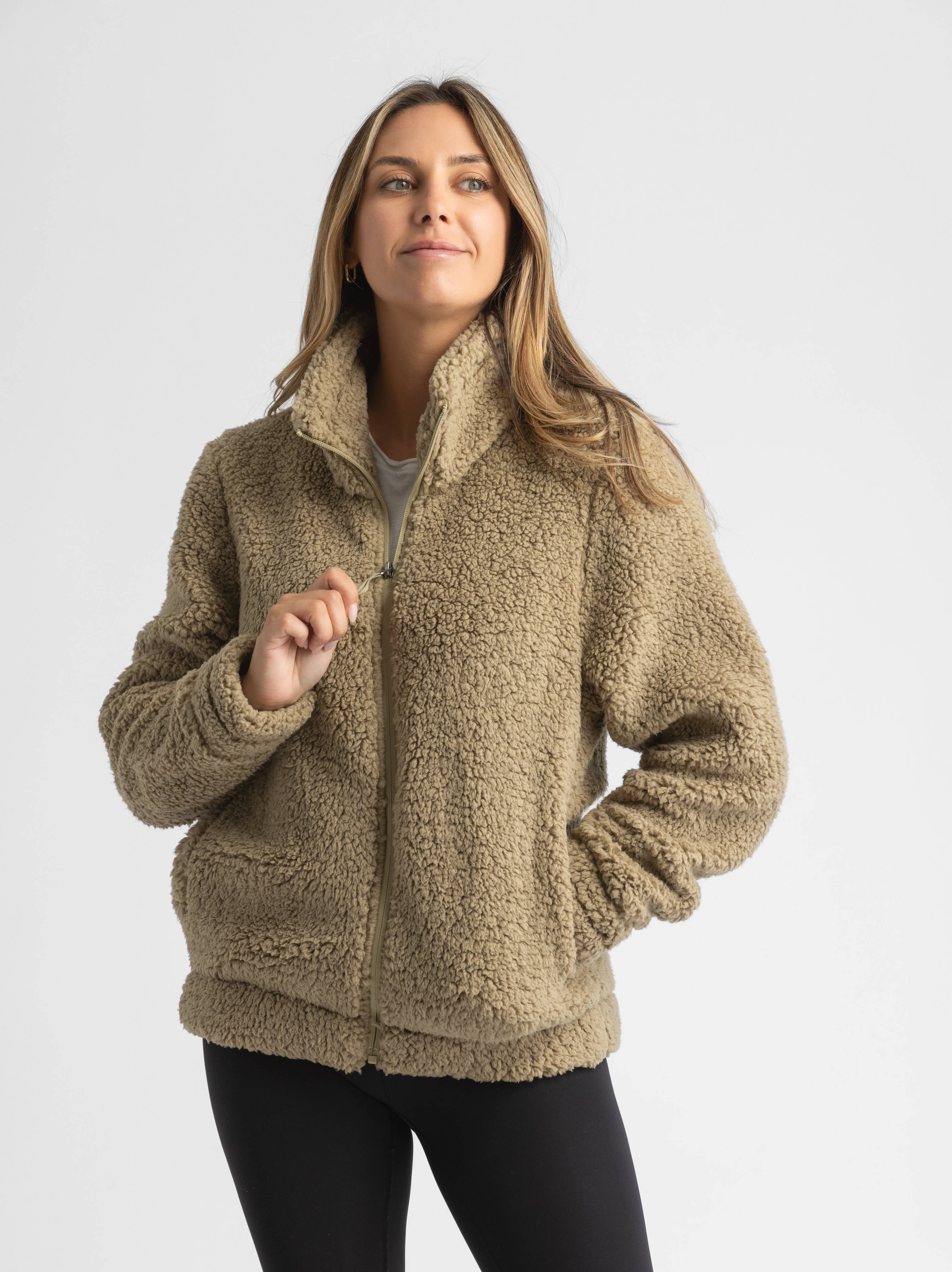 Annie Sherpa Jacket – Cloth + Cabin