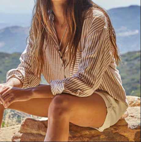 Vincent Striped Button Down