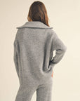 Jazlene Half Zip Sweater
