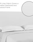 Taylor Upholstered Linen Fabric Headboard