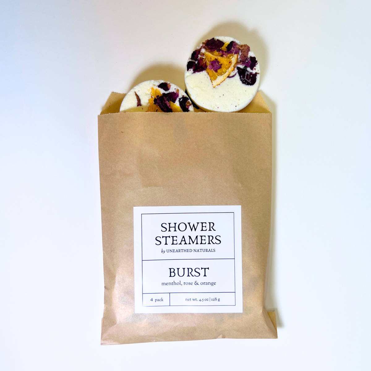 Burst Shower Steamers - 4pack - Cloth + Cabin