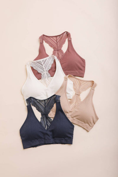 Lace Racerback Bralette - Cloth + Cabin